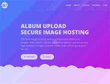 Tablet Screenshot of albumupload.com